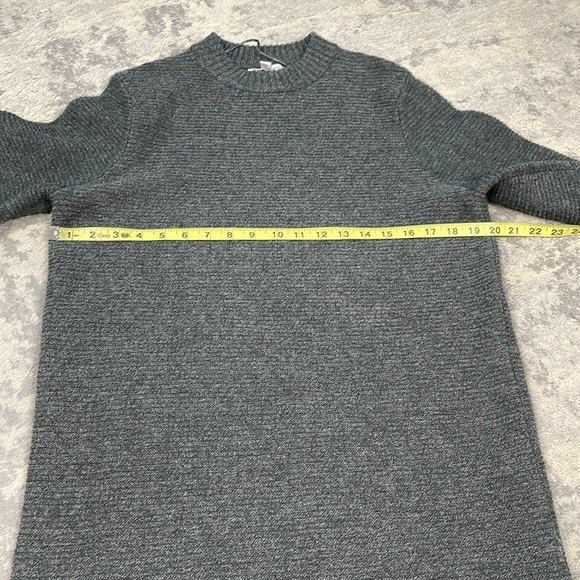 NWT Prologue Relaxed Fit Knit Sweater Dress Balloon Sleeve Gray Sz M - Picture 7 of 9